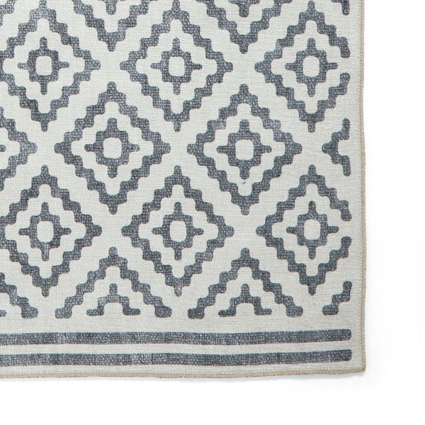 Сива пътека подходяща за пране 76x230 cm Coral Grey – Think Rugs-image-4
