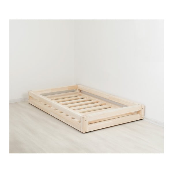 Комплект от лакирано чекмедже под леглото и 4 удължени крака , за легло 90 x 180 cm - Benlemi-image-3