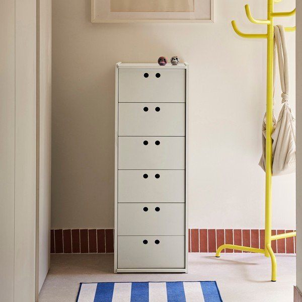 Кремаво шкафче 40x118x40 cm Wally – Teulat-image-1