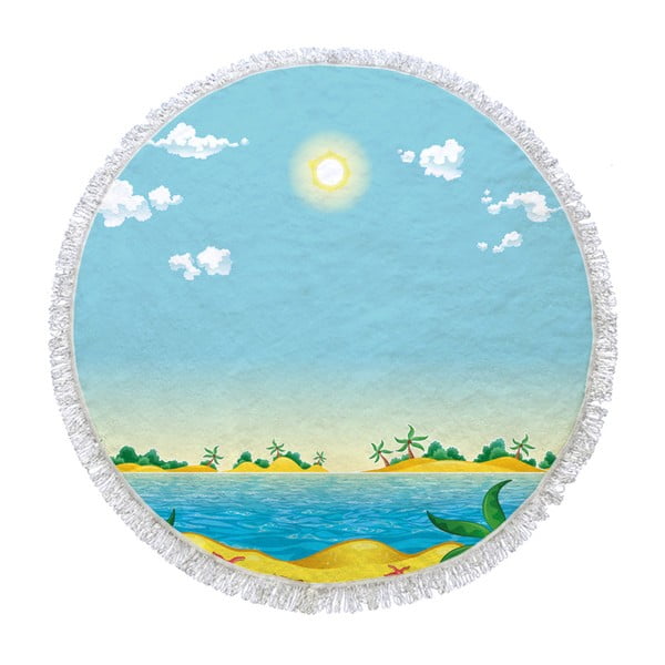 Kruhová osuška Sunshine, ⌀ 150 cm