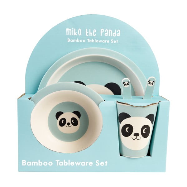 Комплект детски чинии с панда , 5 бр. Miko the Panda - Rex London