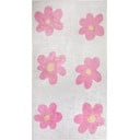 Детски килим подходящ за пране розово и цвят слонова кост 80x150 cm Cute Flowers Pink – Vitaus