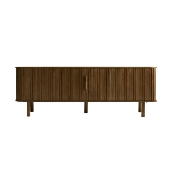 Кафява телевизионна маса от дъб 56x160 cm Cavo - Unique Furniture