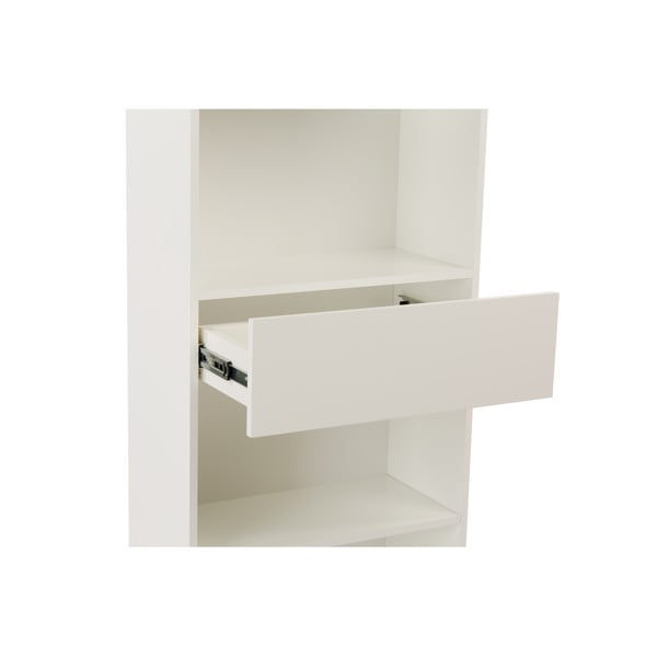 Бял шкаф за книги 62x180 cm Blanco - Woodman-image-4