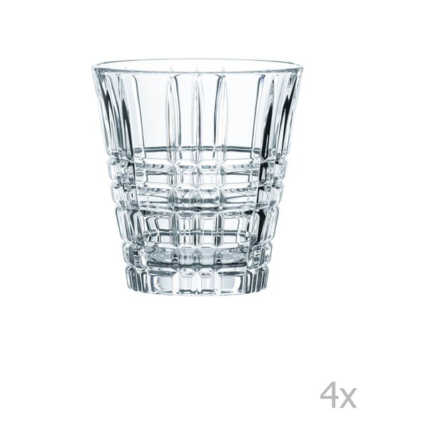 Комплект от 4 кристални чаши Tumbler, 260 ml Square - Nachtmann
