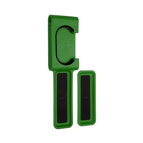 Designový držák na kolo Endo, zelený