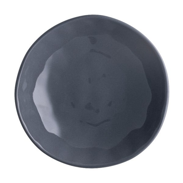 Тъмно сива порцеланова чиния за пица Pizza, ⌀ 20,5 cm - Brandani