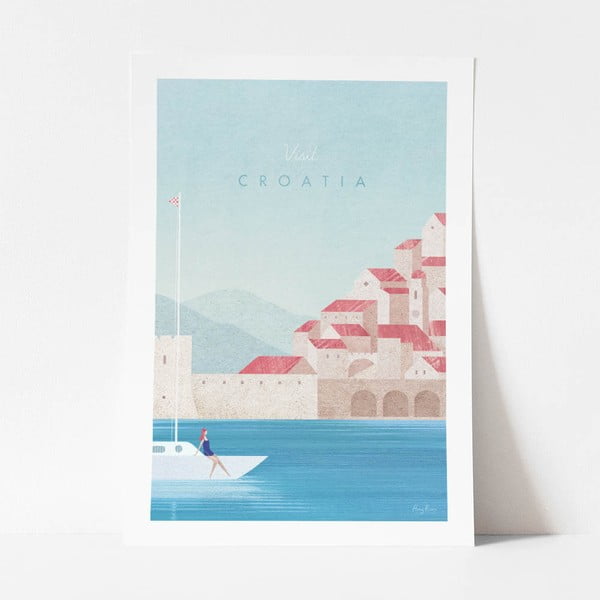 Плакат , 30 x 40 cm Croatia - Travelposter