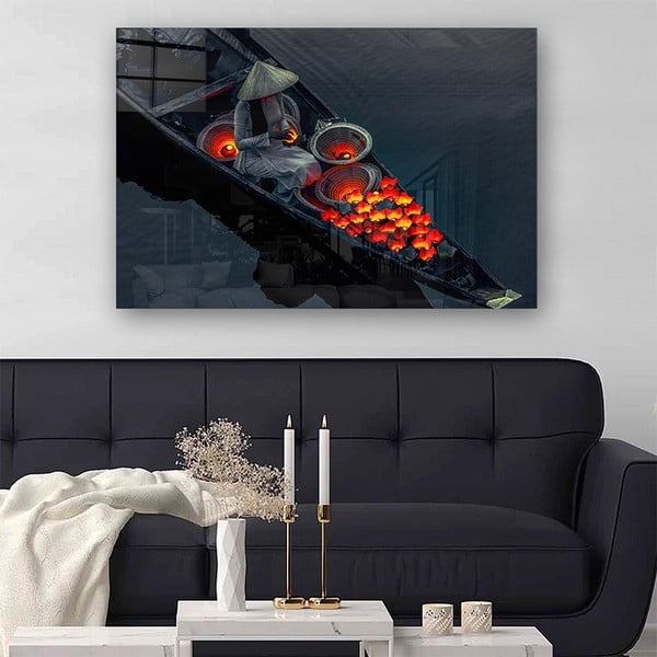 Картина върху стъкло 70x50 cm China - Wallity-image-1