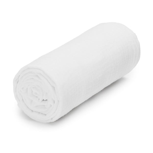 Бяла муселинова детска кърпа 120x120 cm – T-TOMI