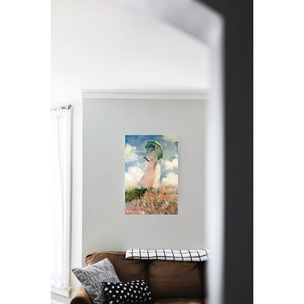 Репродукция на картина 30x45 cm Woman with sunshade - Fedkolor-image-1