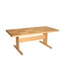 Трапезна маса от декор от дъб  95x195 cm Skak – Hübsch
