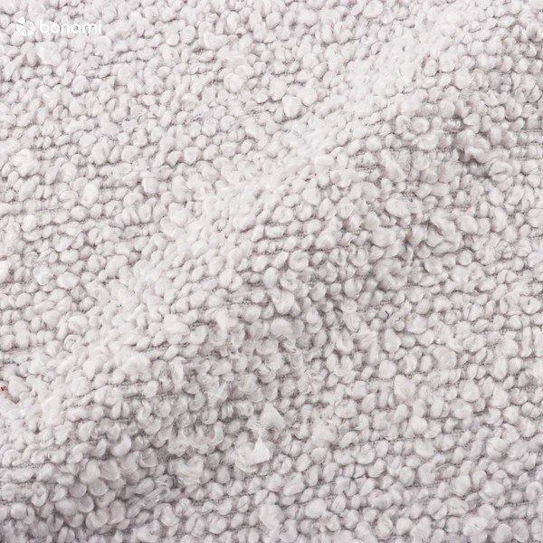 Светлосива табуретка от плат букле Molino - Micadoni Home-image-3