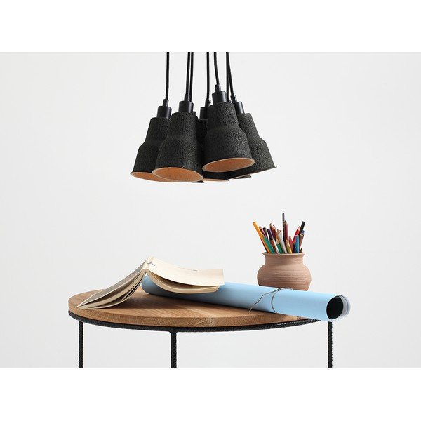 Черно висящо осветително тялоø 32 cm Celulo – CustomForm-image-2