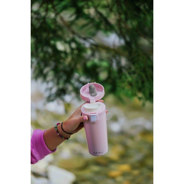 Розова термочаша за пътуване , 400 ml Fuori - Vialli Design-image-3