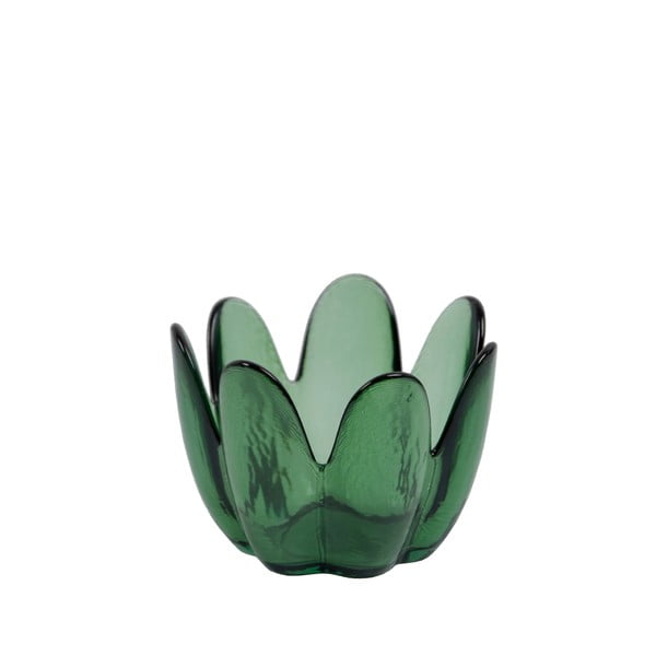 Бутилка зелена рециклирана стъклена купа Brotes - Ego Dekor