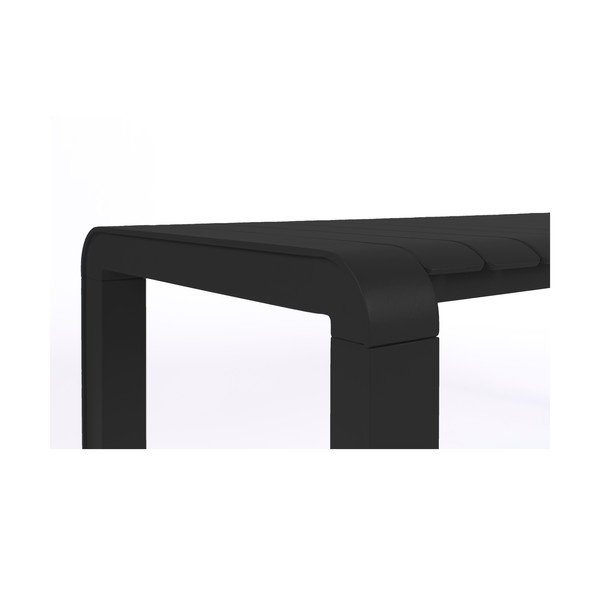 Черна метална градинска пейка Vondel – Zuiver-image-4