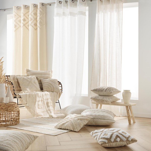 Памучна декоративна възглавница 60x60 cm Atlas – douceur d'intérieur-image-2