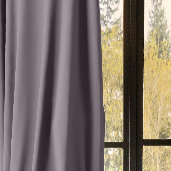 Тъмносиви затъмнителни завеси в комплект от 2 бр. 132x213 cm Twilight - Umbra-image-4
