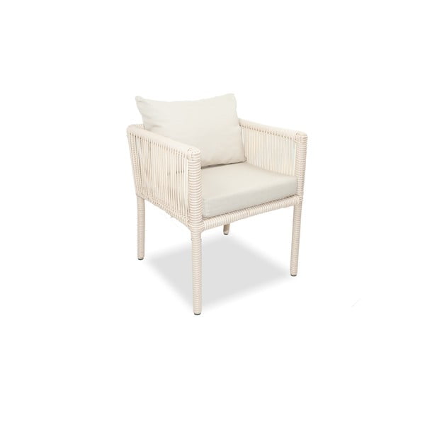 Бежов градински комплект за хранене от изкуствен ратан за 6 души Vera 150 – Floriane Garden-image-2