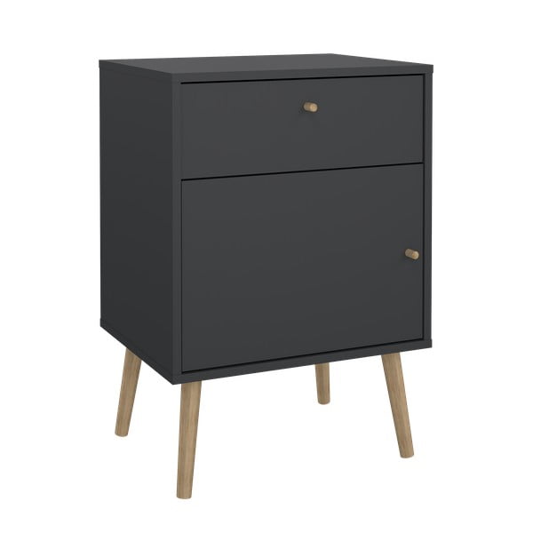 Нощно шкафче в антрацит Bodo - Tvilum-image-3