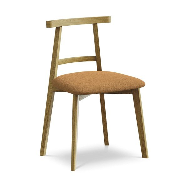 Теракотен трапезен стол от масивна дървесина Ohelo – Makamii