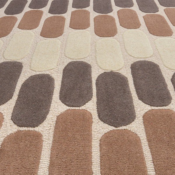 Кафяв и бежов вълнен килим , 200 x 290 cm Fossil - Flair Rugs-image-2