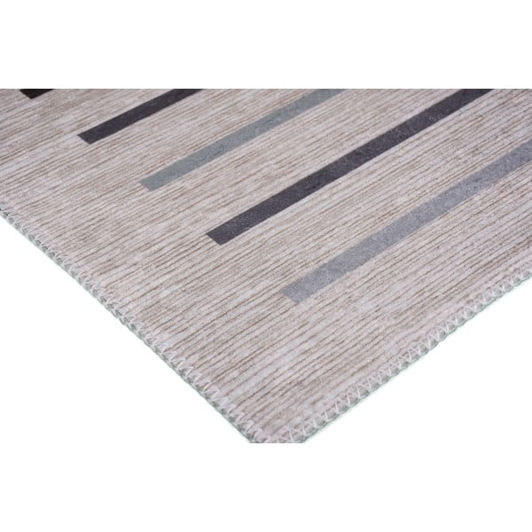 Светлокафяв килим, подходящ за миене 80x150 cm - Vitaus-image-2