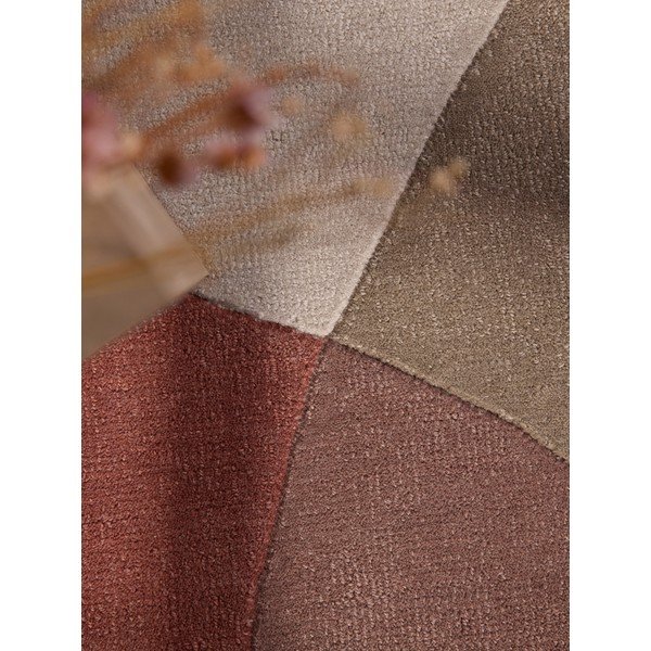 Бежов ръчно изработен вълнен кръгъл килим ø 200 cm Hackney Clarissa – Ted Baker-image-2