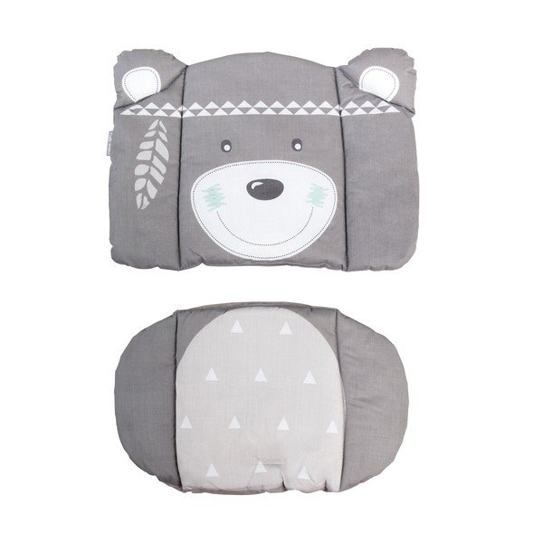 Сива подложка за детски стол за хранене Indibär – Roba