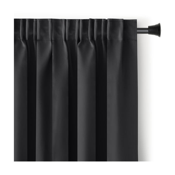 Черно затъмняващо термо перде 140x270 cm Pleat – Restilo