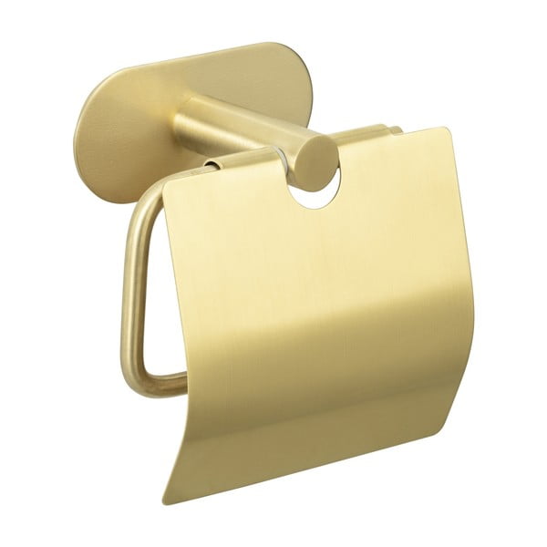 Самостоятелна поставка за тоалетна хартия от неръждаема стомана Orea Gold - Wenko
