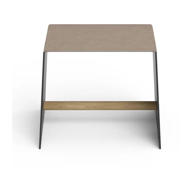 Сиво-бежов метален стол Bull – LIND DNA