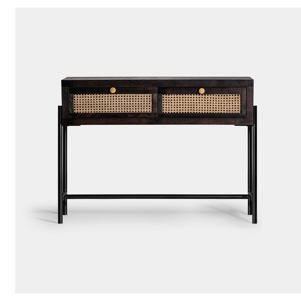 Тъмнокафява конзолна маса 35x100 cm Kenia - Burkina