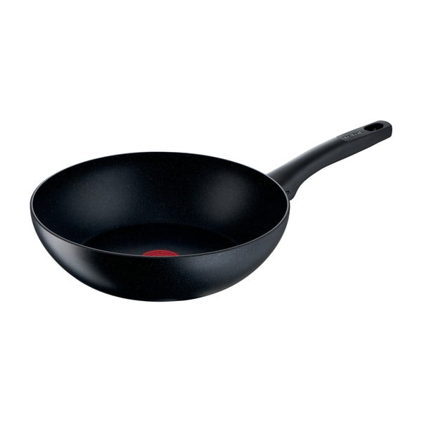 Уок алуминиев тиган с незалепващо покритие ø 28 cm Black stone G2811972 – Tefal