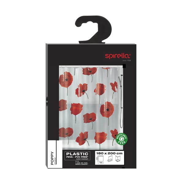 Завеса за душ 180x200 cm Poppy – Spirella-image-4