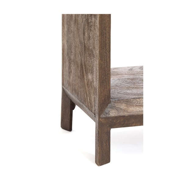 Библиотека от масивно манго в естествен цвят 48x190 cm Sondrio – Light & Living-image-3