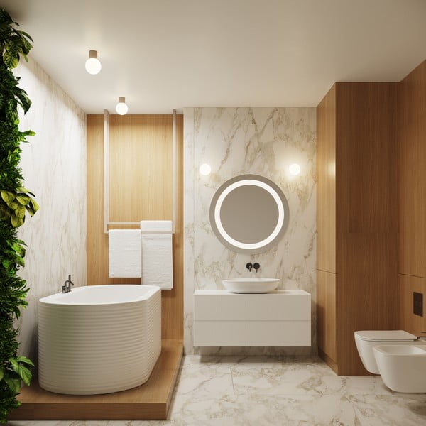 Кафяво-сива стенна лампа Orbital – Sollux-image-4