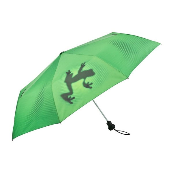 Зелен сгъваем чадър Shadowfrog, ø 90 cm - Von Lilienfeld