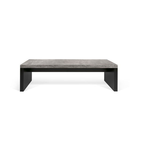 Черно-сива пейка с декор от бетон , 140 x 43 cm Detroit - TemaHome