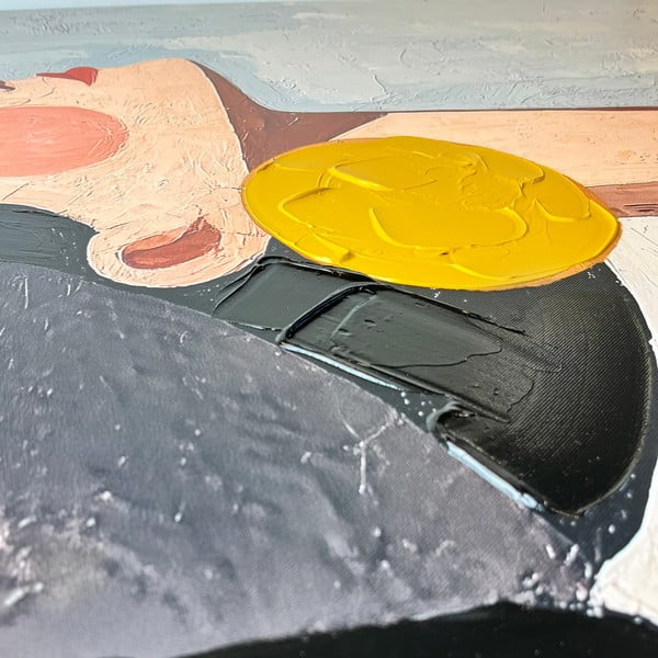 Картина с ръчно изрисувани елементи 70x100 cm Mae – Styler-image-2