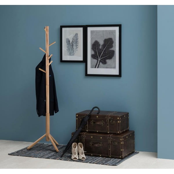 Каучукова дървена закачалка Bremen - Actona-image-1