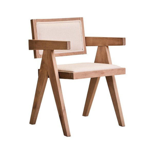 Тапициран трапезен стол в естествен цвят Cebu – Premier Housewares