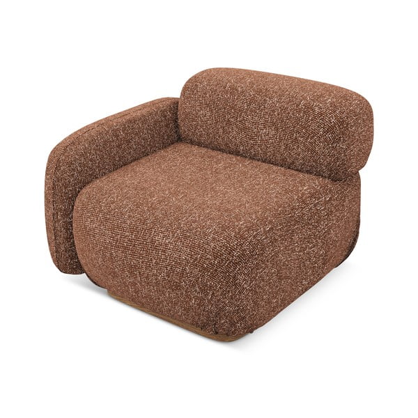 Оранжев/кафяв модул за диван (ляв ъгъл) Ailani – Makamii-image-3