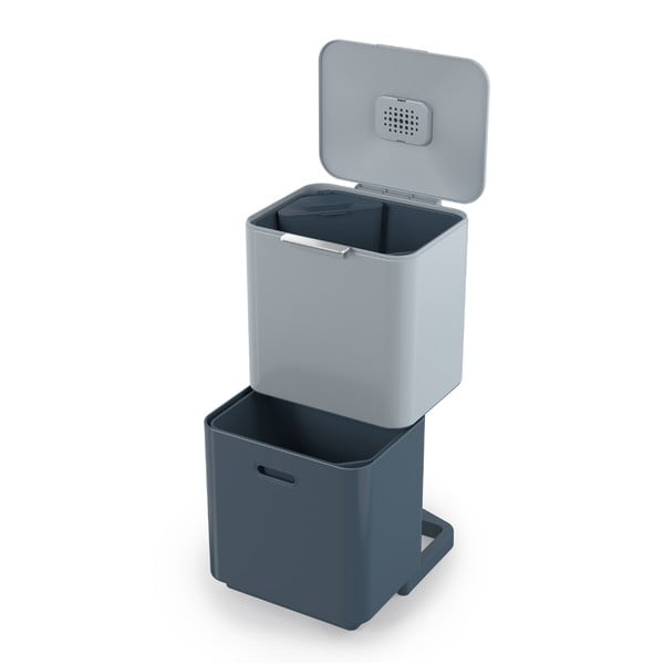Кош за сортирани отпадъци 30+30 l Totem Max Sky - Joseph Joseph-image-1