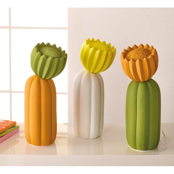 Оранжева светлинна декорация за контакт ø 10 cm Cactus – Brandani-image-2