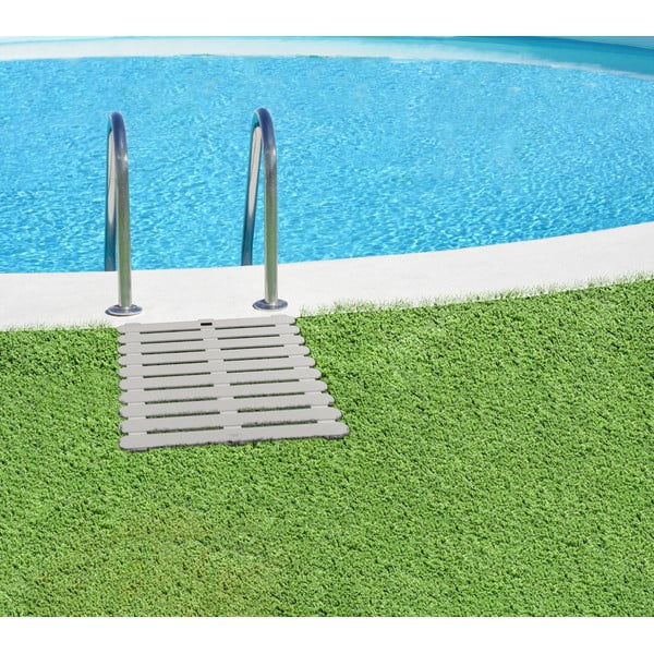 Бежов пластмасов килим за баня 55x55 cm – Wenko-image-4