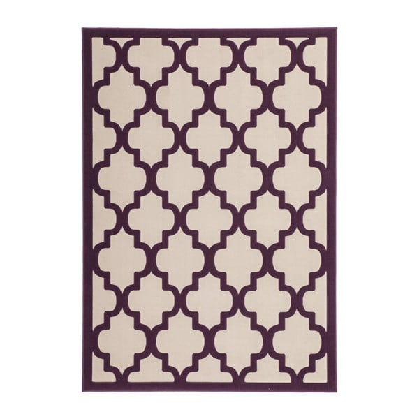 Fialový koberec Kayoom Maroc 3087, 160 x 230 cm
