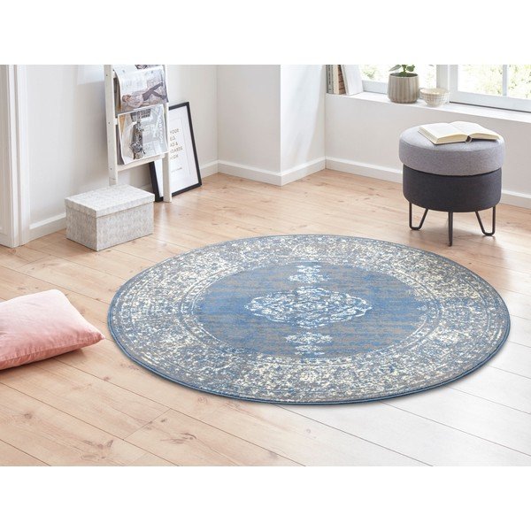 Син кръгъл килим ø 160 cm Méridional - Hanse Home-image-1