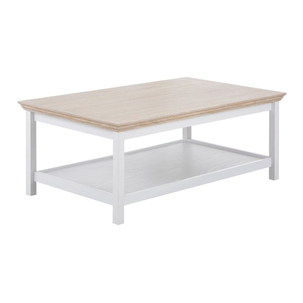 Bílý dřevěný konferenční stolek Støraa Anika